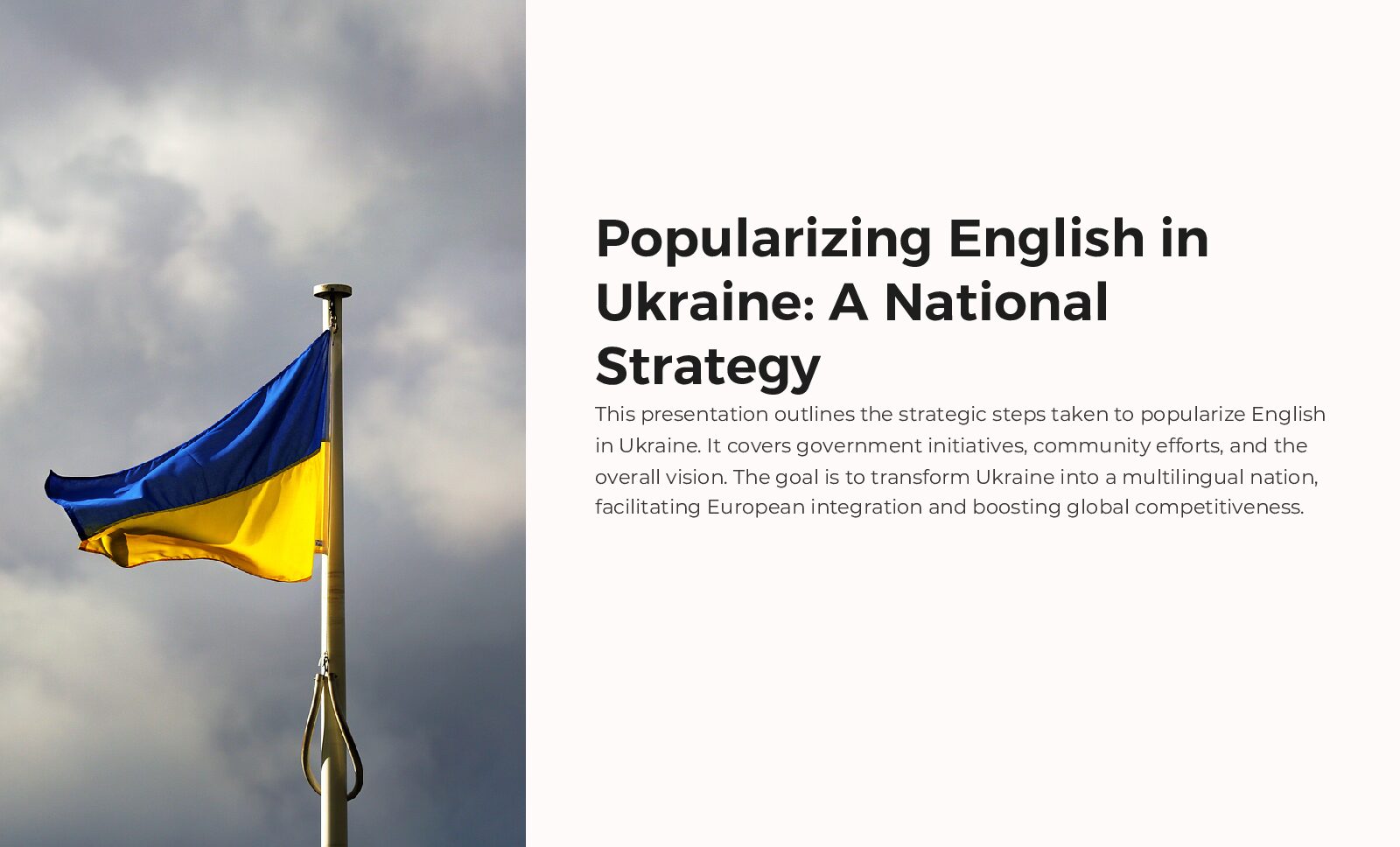 Chiến dịch phổ cập tiếng Anh tại Ucraina